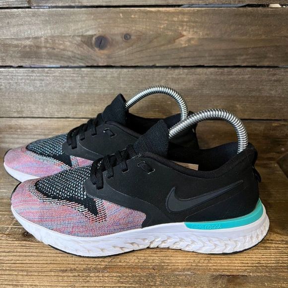 Womens Nike Odyssey React Flyknit 2 Ember Jade‎ Running Shoes Sneakers Size 8 M - Picture 2 of 6